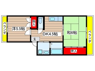 エスタシオンフロ－ルの物件間取画像